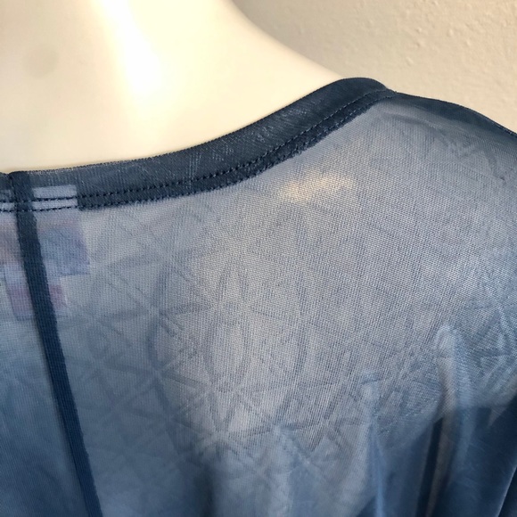 LULAROE Navy Sheer Solid Lindsay Kimono Cardigan - Picture 9 of 12